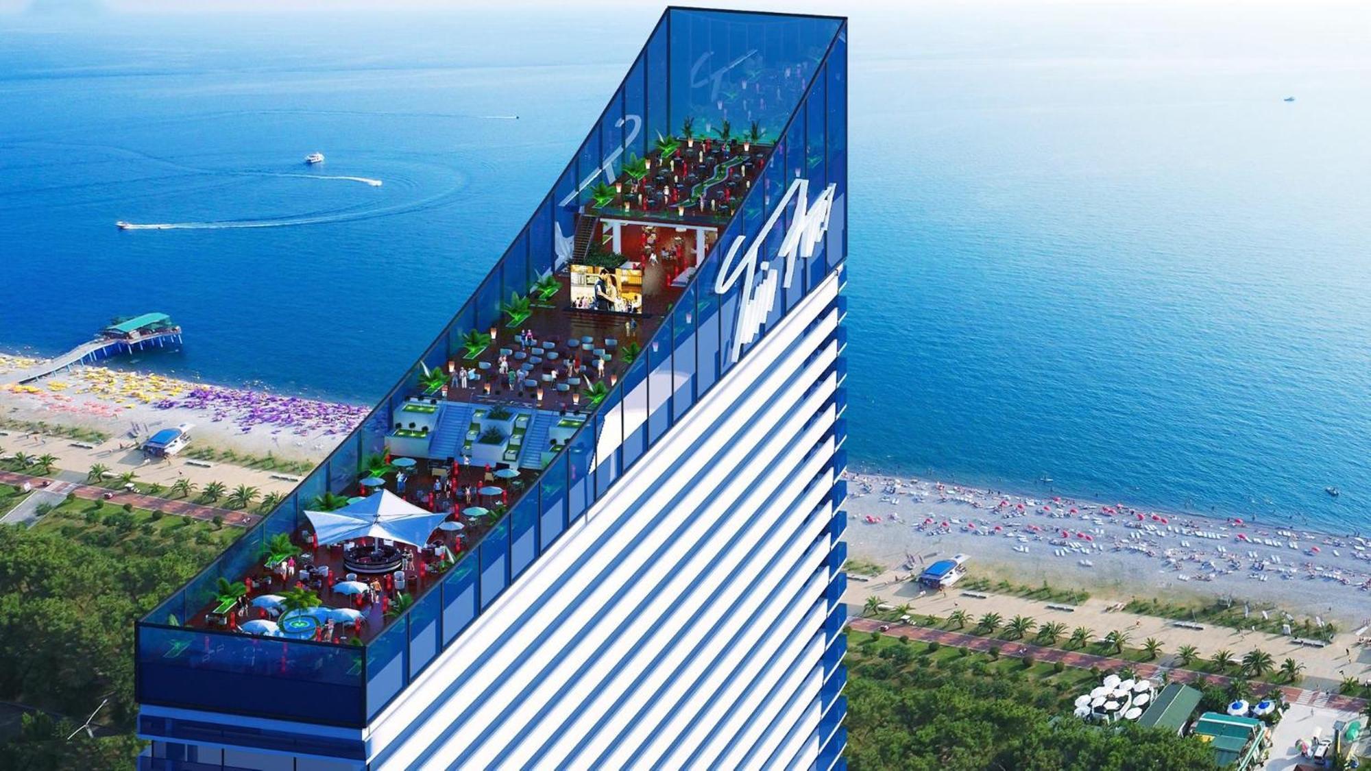 Orbi City Sea View Aparthotel Batumi Bagian luar foto
