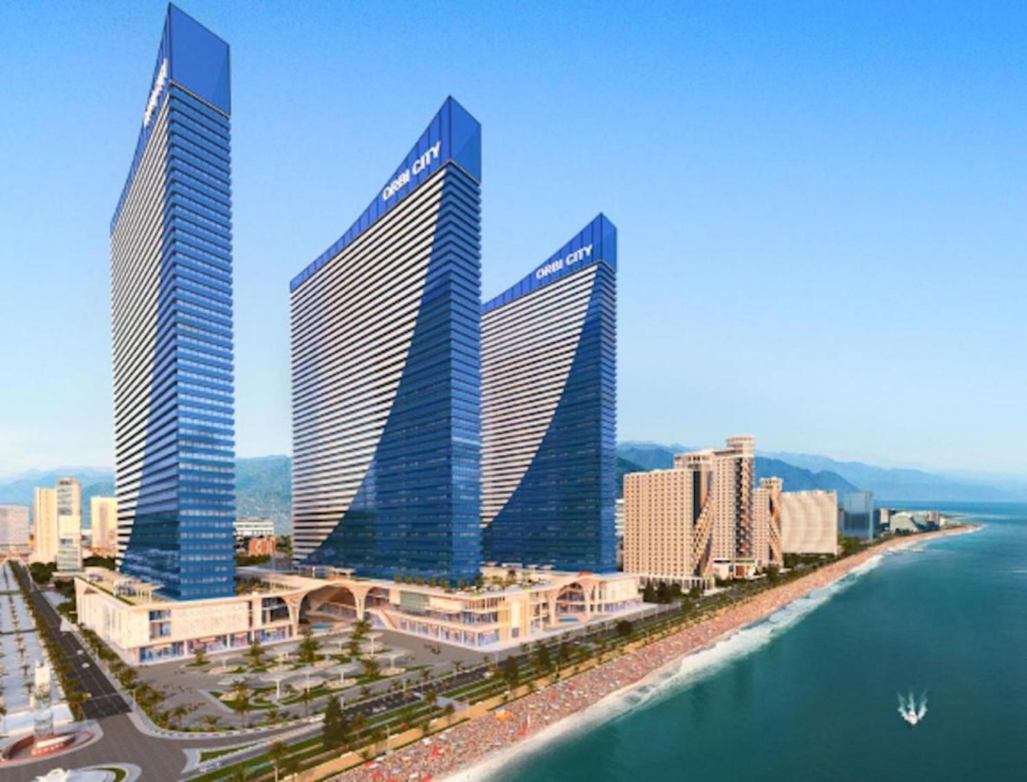 Orbi City Sea View Aparthotel Batumi Bagian luar foto